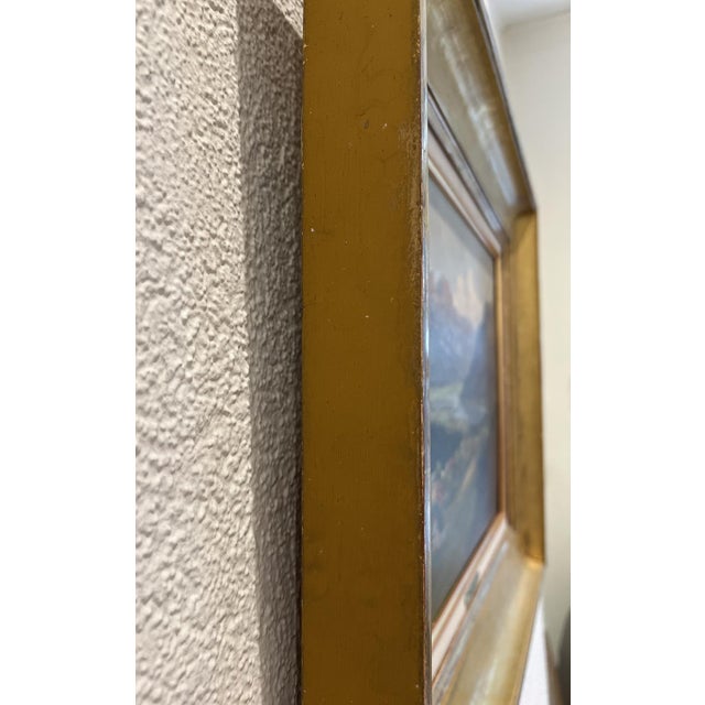 Giuseppe Buscaglione, Piedmontese Landscape, Oil on Canvas, 1920s, Framed For Sale - Image 9 of 13