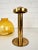 Metal L102/32 Brass and Glass Photophores by Hans-Agne Jakobsson for Markaryd, Sweden, 1970s, Set of 2 For Sale - Image 7 of 14