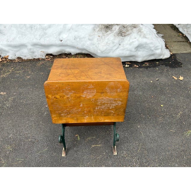 Vintage Early 20th Century School Desk For Sale In New York - Image 6 of 7