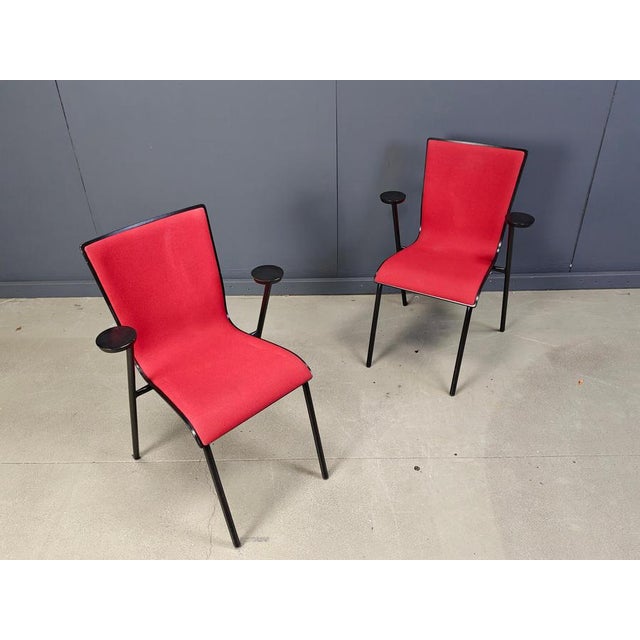 Vintage Occhio Chairs by Roel Vandebeek for Drisag, 2000s, Set of 6 For Sale - Image 6 of 17