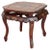 Brown Chinese Inlaid Hardwood Side Table, 19th Century For Sale - Image 8 of 11