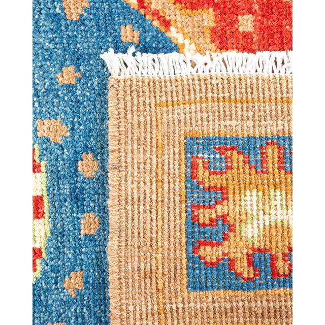 2000 - 2009 Modern Hand-Knotted Area Rug - Yellow, 6' 2" x 8' 10" For Sale - Image 5 of 8