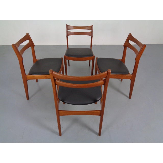 Teak Dining Chairs from Vamo Sønderborg, Denmark, 1960s, Set of 4 For Sale - Image 9 of 18