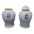 Pair of Chinese Blue and White ‘Double Happiness’ Baluster Jars For Sale