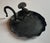 1900 - 1909 Antique Early 20th Century American Arts & Crafts Bronzed Iron Turkey Bird Card Tray For Sale - Image 5 of 15