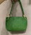 Contemporary 2024 Bottega Veneta Pipe Shoulder Hobo Bag Medium Avacado Green Gold Lambskin Leather Intrecciato For Sale - Image 3 of 12