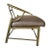 Mastercraft Pair of Mastercraft Italian Brass Lounge Chairs For Sale - Image 4 of 12
