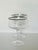1970’s Silver Rimmed Champagne Saucers- A Pair For Sale In Jacksonville, FL - Image 6 of 10