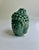Vintage Pierced Glossy Green Glazed Ceramic Buddha Head For Sale In New York - Image 6 of 16