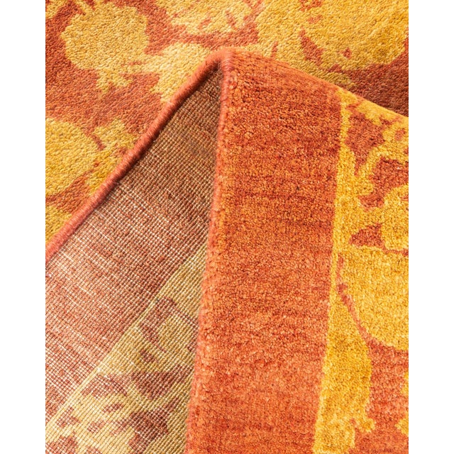 Mogul Hand-Knotted Area Rug - Pink, 4' 0" x 5' 10" For Sale In New York - Image 6 of 8