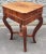 19th Century American Empire One-Drawer Flame Mahogany Sewing or Work Table For Sale - Image 9 of 10