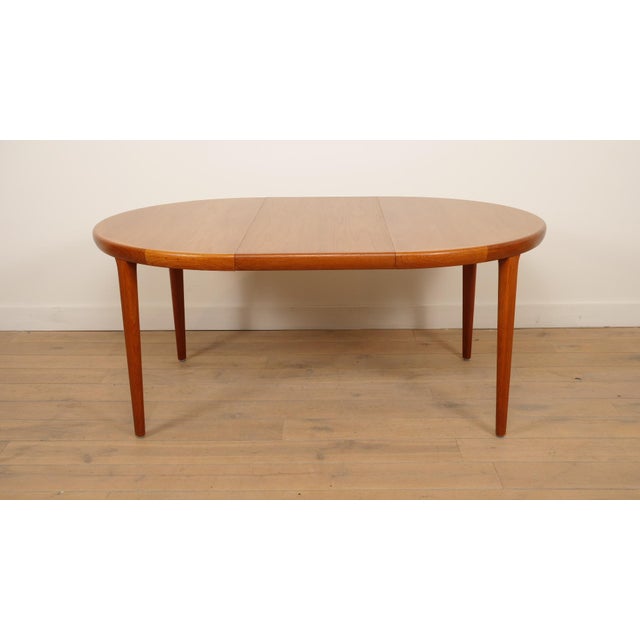 Wood Vintage Teak Dining Table, 1950s For Sale - Image 7 of 18