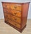 Victorian Chest of 5 Drawers in Walnut with Drop Handles, 1900s For Sale - Image 3 of 18