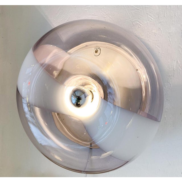 Mid-Century Modern Donut Wall Light, 1960s For Sale - Image 3 of 7