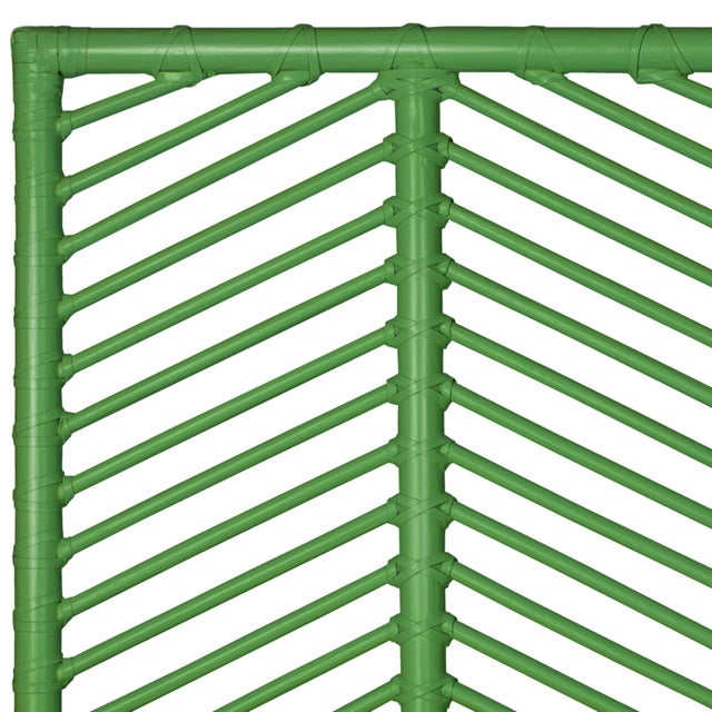 David Francis Liam Platform Bed Queen - Bright Green For Sale - Image 4 of 12