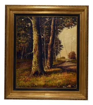 Amleto Colucci, Campestre, 1981, Oil on Canvas, Framed