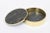 Vintage Round Stone and Brass Norwegian Two Part Box, 1970's For Sale - Image 4 of 10