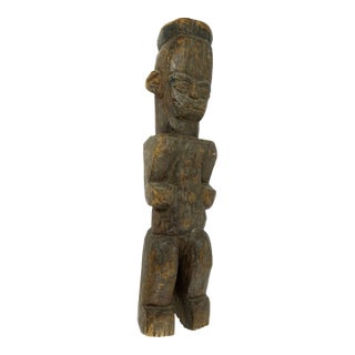Early 20th Century Urhobo Shrine Wood Figure Nigeria For Sale