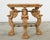 Mid 20th Century Pair of Maitland Smith Neoclassical Cast Stone Demilune Consoles For Sale - Image 5 of 12