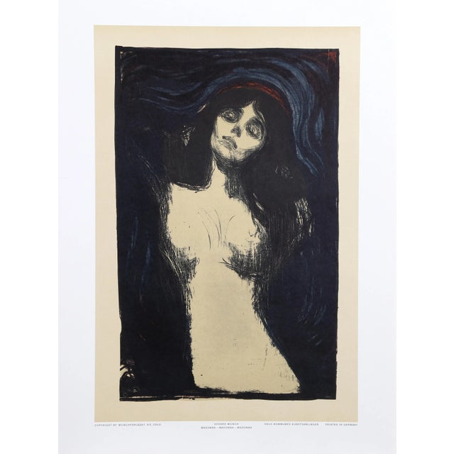 1960s Edvard Munch, Madonna, Poster For Sale - Image 5 of 5
