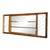 Mid-Century Modern Belart, Inc Wood Wall Shelf With Mirror For Sale