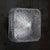 Mid-Century Square Clear Glass Wall Lamp Sconces For Sale - Image 9 of 11