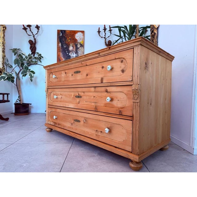 Antique Gründerzeit Chest of 3 Drawers For Sale - Image 12 of 13