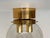 Art Glass and Brass Ceiling Light from Kamenicky Senov, 1970s For Sale - Image 8 of 10