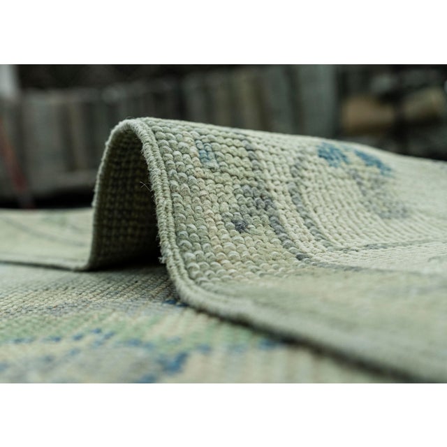 Textile Turkish Oushak Rug 3'10"x 6' #19050 For Sale - Image 7 of 8