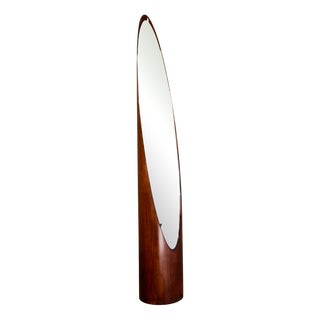 Vintage Unghia Floor Mirror, Italy, 1970s For Sale