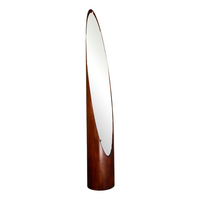 Vintage Unghia Floor Mirror, Italy, 1970s For Sale