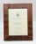 Offered is a Martin Aborn brand 5" x 7" picture or photo frame that has a composite wood border that resembles Rosewood...