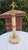 Metal Brass Onyx Column, 1950s For Sale - Image 7 of 9