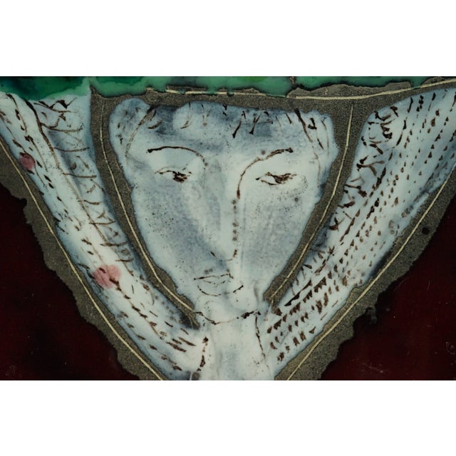 Vintage Sardinian Futurist Ceramic Plate by Melchiorre Melis, 1930s For Sale - Image 10 of 18