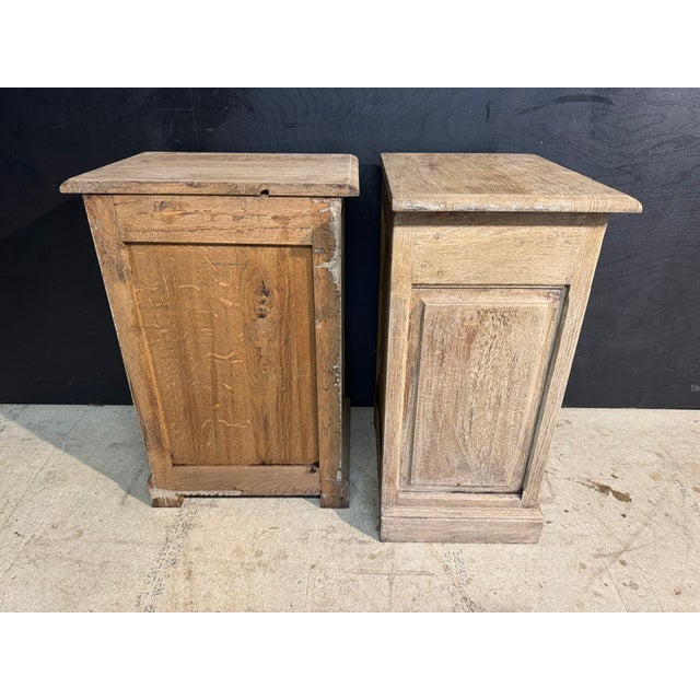 Vintage Oak Bedside Cupboards, 1950, Set of 2 For Sale - Image 10 of 13