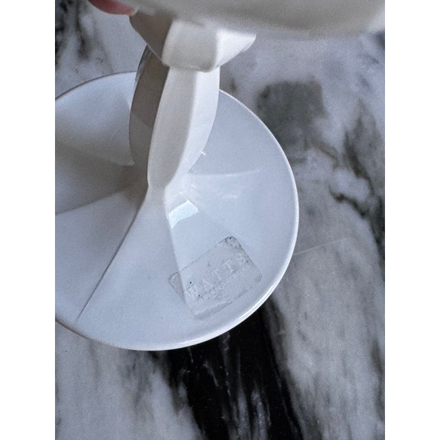 Watts, London Florentine Renaissance White Goblets - Set of 6 For Sale - Image 9 of 12