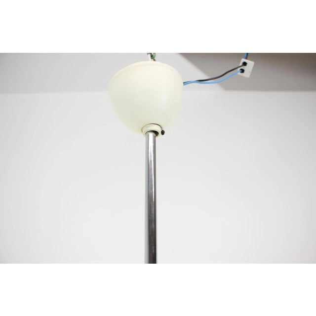 Glass Mid-Century Glass Pendant, 1960's For Sale - Image 7 of 11