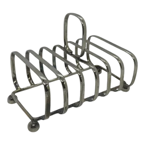 Mid 20th Century Silver Plate Toast Rack