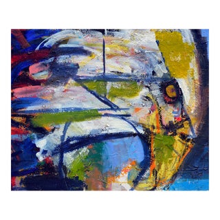 Promise of Spring Eagle San Francisco Abstract Expressionist Oil on Canvas by Kristin Cohen For Sale