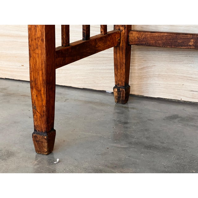 Brown Early 19th Century Folk Art Side Table or Desk, Scandinavia For Sale - Image 8 of 18