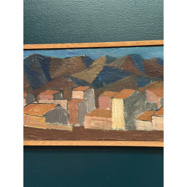 Johan Lundgren, Cityscape, 1952, Oil Painting on Canvas, Framed For Sale - Image 4 of 18