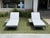 Design Plus Gallery presents a Pair of Grid Outdoor Chaise Loungers by Gloster. These are premium, minimalist outdoor...