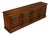 Jamestown Lounge Co. Colonnade Collection Vintage Sculpted Oak Long Credenza For Sale
