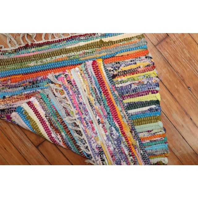 Late 20th Century American Braid Rug, 1'9'' X 2'6'' For Sale - Image 5 of 9