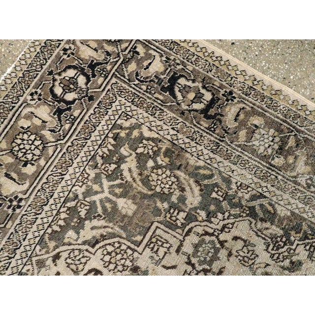 Early 20th Century Galerie Shabab Collection Early 20th Century Persian Tabriz Rug For Sale - Image 5 of 6