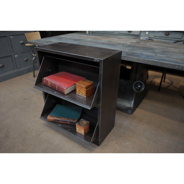 Metal Industrial Base Unit with 2 Drawers, 1950s For Sale - Image 7 of 11