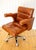 Metal Vintage Executive Desk Chair Office in Tan Leather with Tilt Swivel Height Adjustable by Timothy Oulton for Halo For Sale - Image 7 of 18