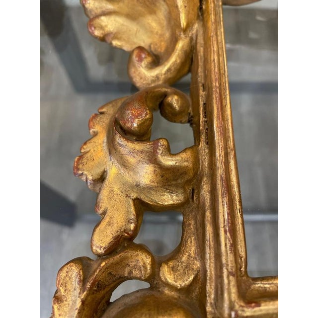 Baroque Gold Leaf-Gilded Carved Wood Frame, 1750 For Sale - Image 10 of 14