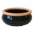 Postmodern Black and Terracotta Ceramic Bowl, 1980s 1990s For Sale