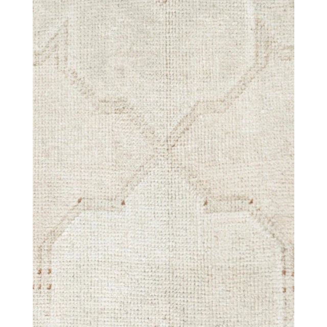 Textile Vintage Subdued Turkish Oushak Runner Rug 4'2 X 11'8 For Sale - Image 7 of 10